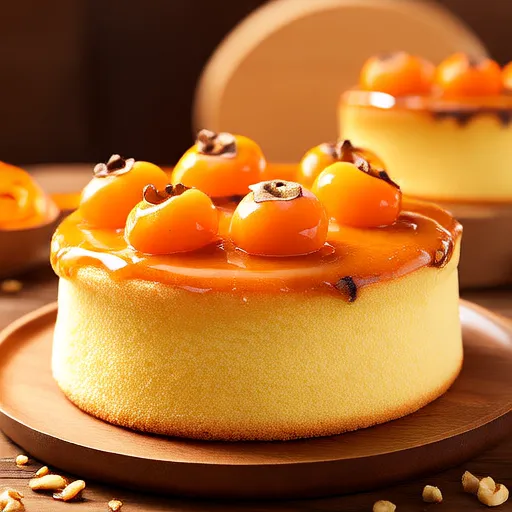 Persimmon Upside-Down Cake