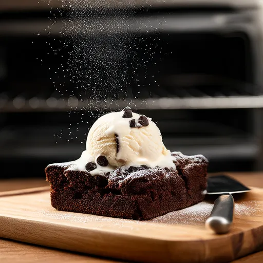 Dreifach-Schokoladen-Tofu-Brownies