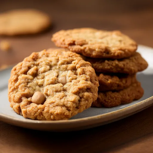 Biscotti all'Avena e Burro di Arachidi