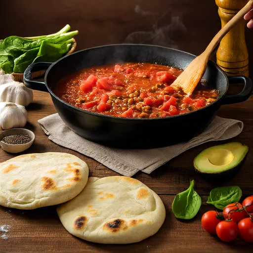 Burrito di Pomodoro, Spinaci e Fagioli