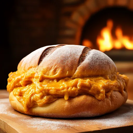 Pane alla Zucca e Formaggio Cremoso
