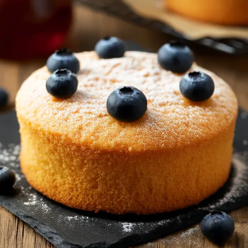 Kue Blueberry Lumer di Mulut