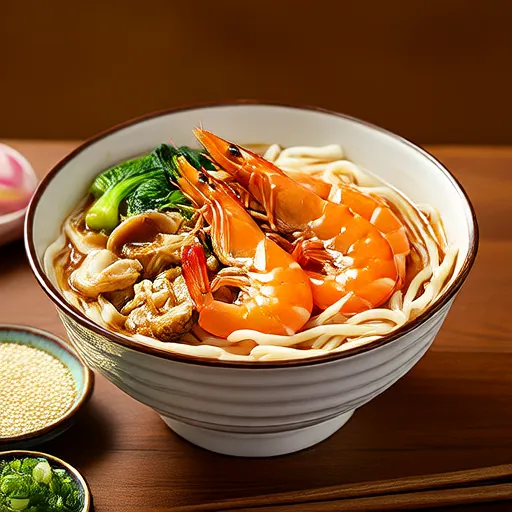 Nouilles aux Crevettes Teriyaki