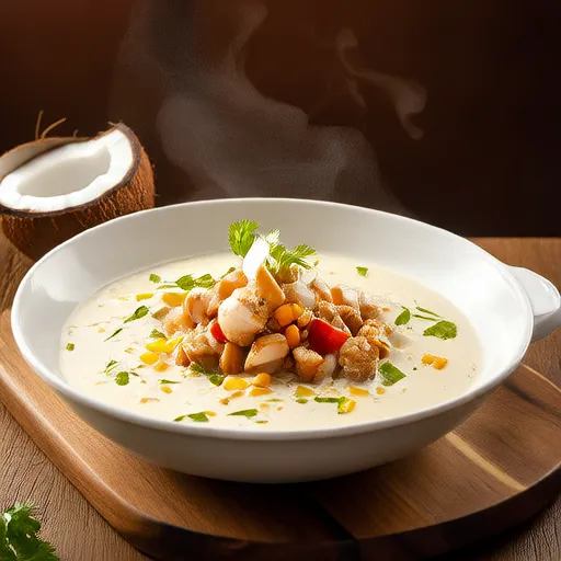 Zuppa di Conchiglie al Cocco