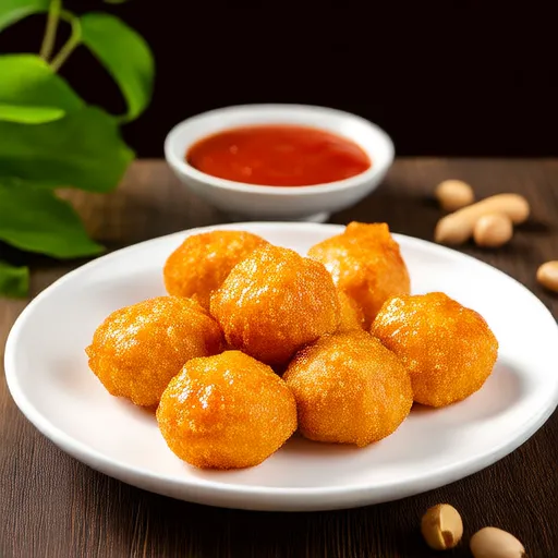 Bola Daging Ayam Selai Kacang