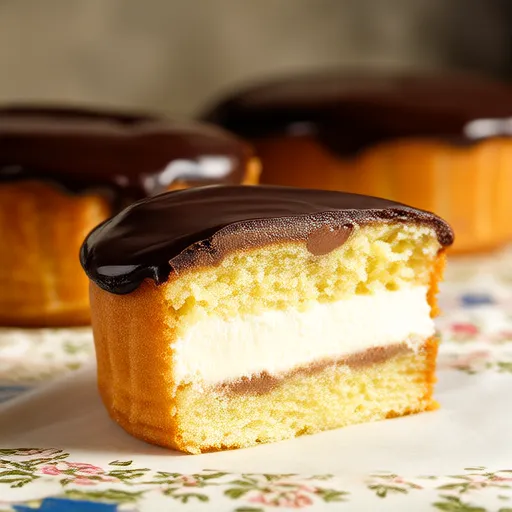 ボストンクリームパイ カップケーキ