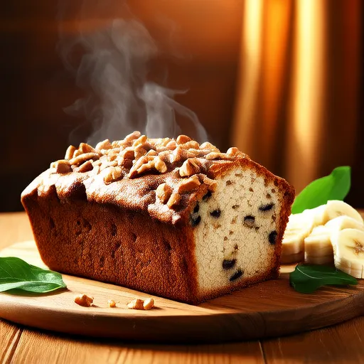 Pão de Banana e Nozes Duplo