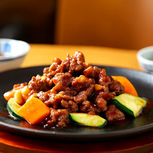 照烧牛肉末