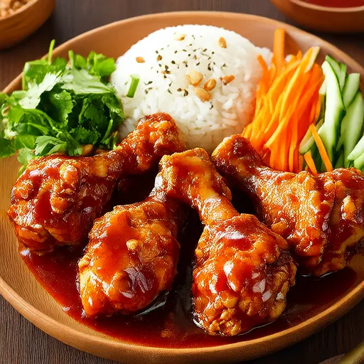 에어프라이어 땅콩 닭고기