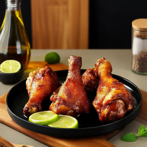 Paha Ayam Sous Vide dengan Cabai dan Jeruk Nipis