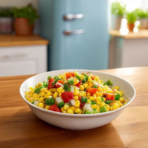 Salada de Milho com Molho Ranch Sem Gordura