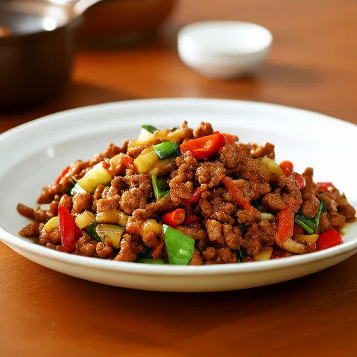 Ground Turkey Stir Fry with Vegetables