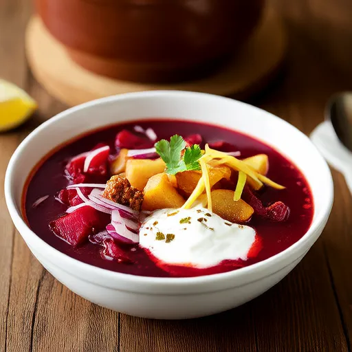 Sopa Borscht Roja Ucraniana
