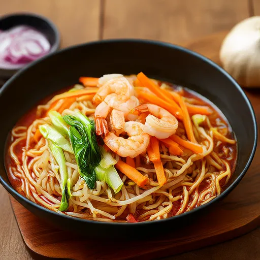 Filipino Pancit Bihon with Canton