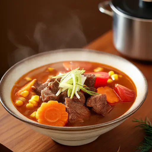 Súp thịt bò và rau củ