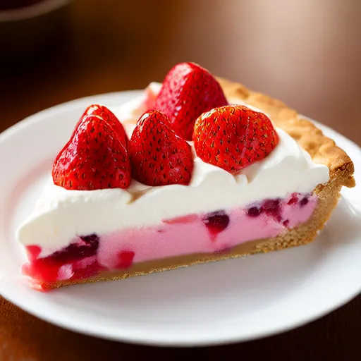 Hafif Çilekli Pie