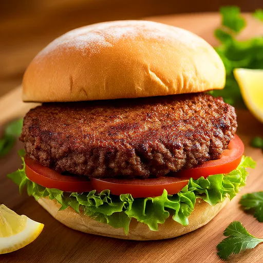Bánh burger đậu đen