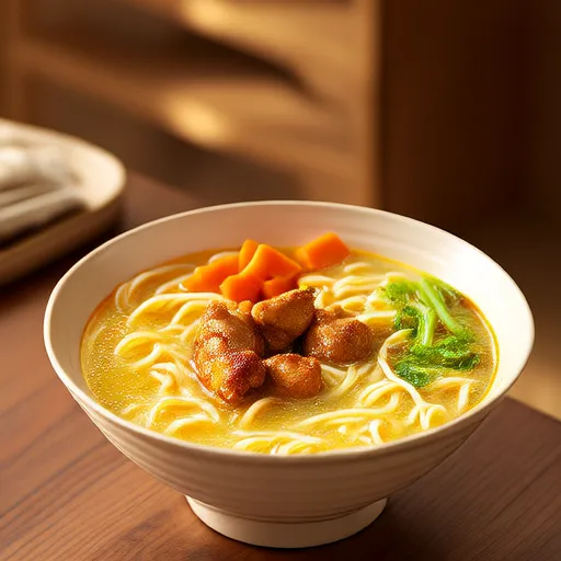 ซุปไก่บะหมี่โฮมเมด