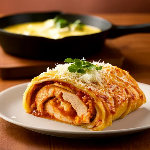 Chicken Manicotti Alfredo