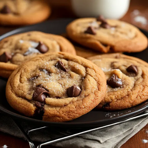 Galletas con chispas de chocolate al estilo Crumbl