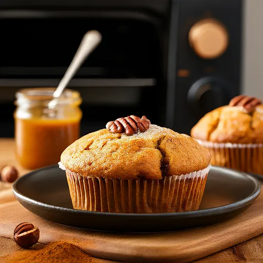 Muffin integrali alla zucca e mele