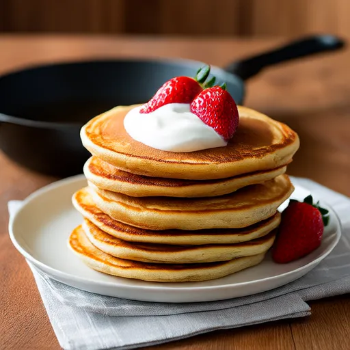Pancake integrali alle fragole