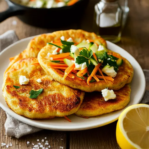 Latkes di verdure e feta