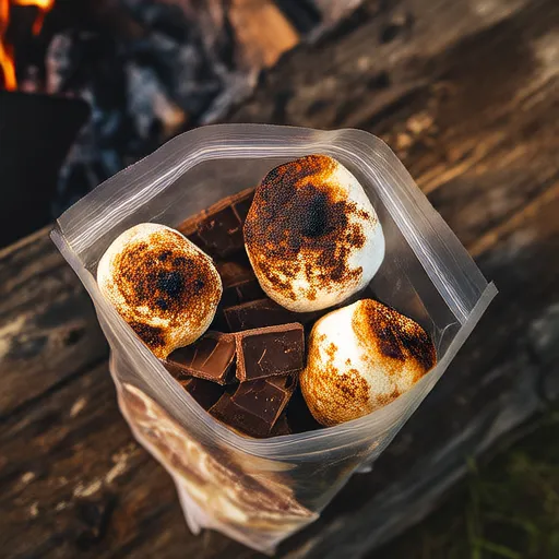 س'mores في كيس