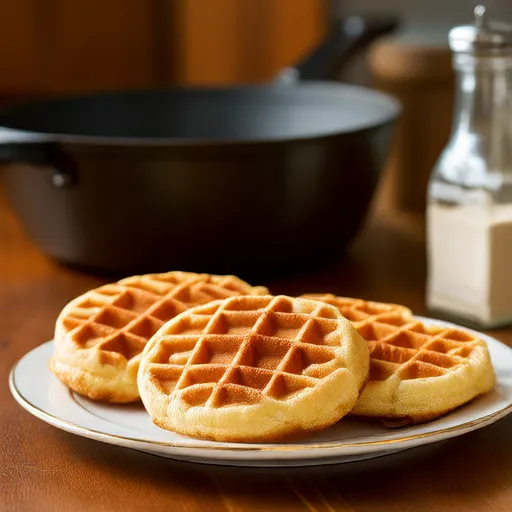 Gaufres à la crème sure