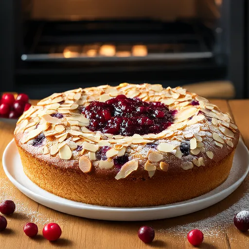 Cranberry Sour Cream Kuchen