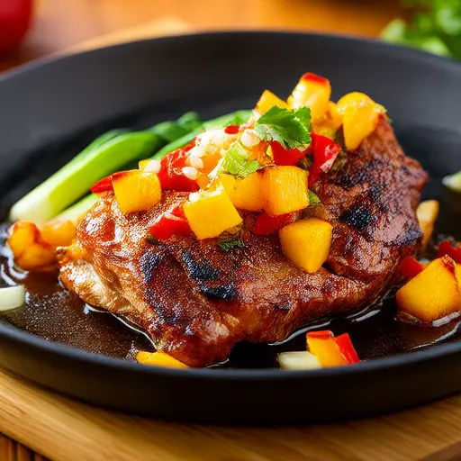 Grilled Pork Tenderloins with Mango-Pineapple Salsa