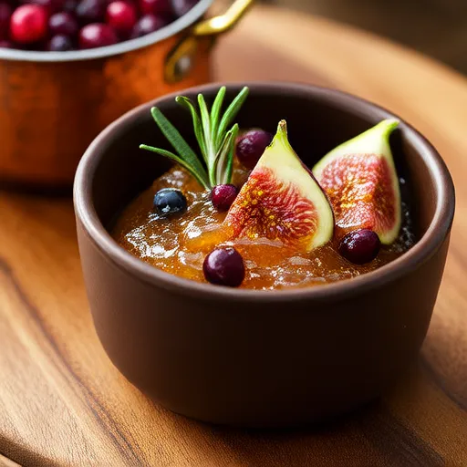 Fig and Rosemary Cranberry Sauce