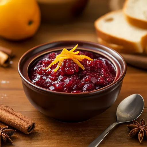 Salsa di Mirtilli Rossi con Pera e Zenzero