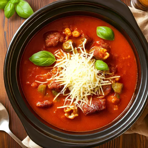 Soupe de saucisse italienne à la mijoteuse