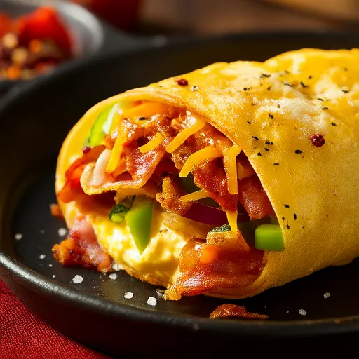 New Mexico Green Chile Breakfast Burritos