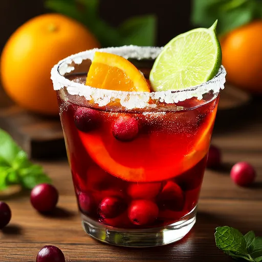 Margarita de arándano