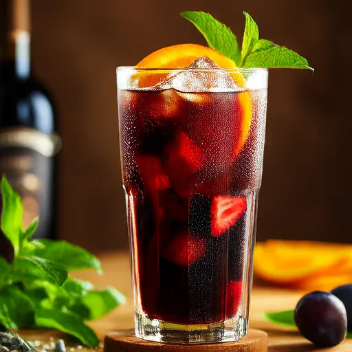 Rotwein-Orangen-Sangria