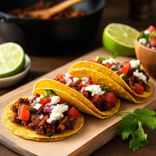 Tacos callejeros de hamburguesas Impossible™