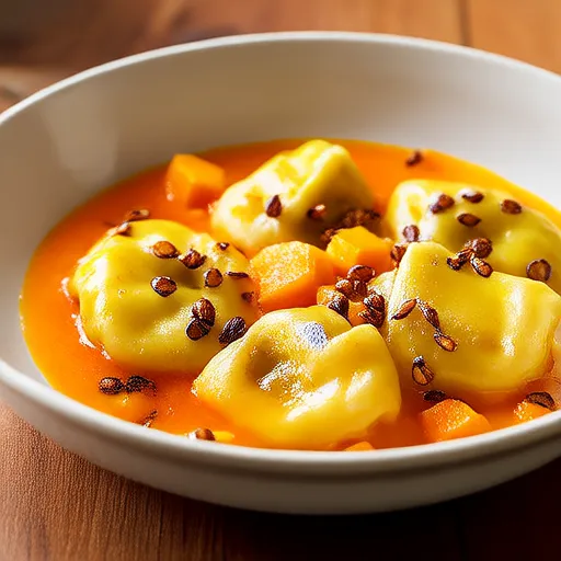 Cheesy Pumpkin Ravioli