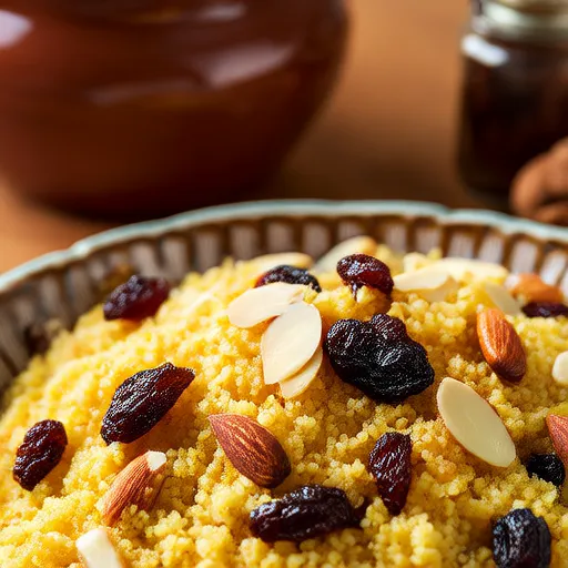 Sweet and Nutty Moroccan Couscous