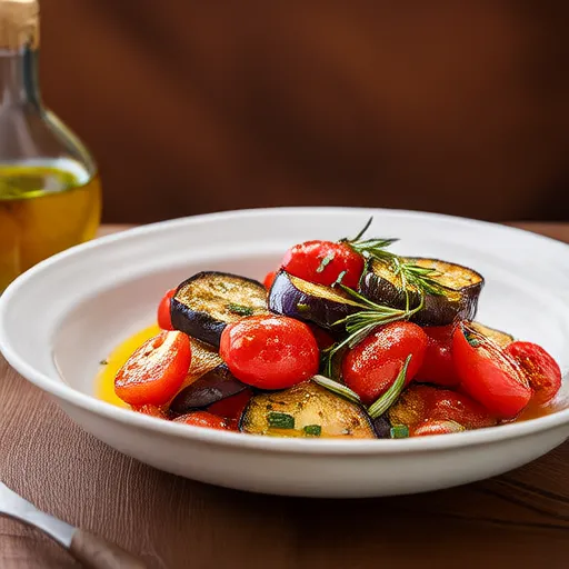 Insalata di Melanzane e Pomodori