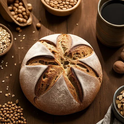 Pão de Ezequiel na Máquina de Pão