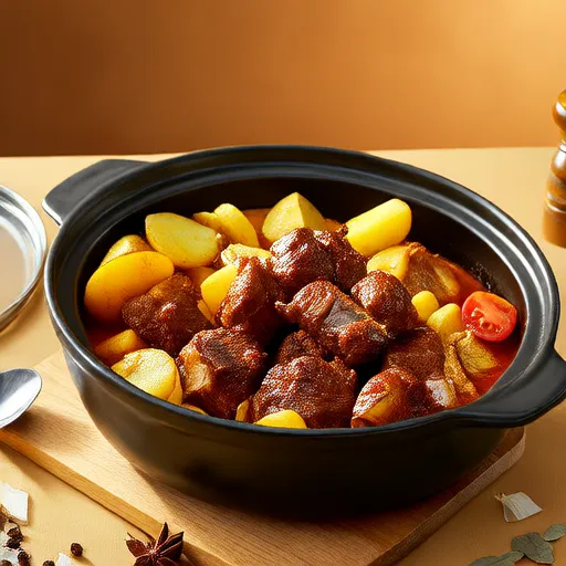 Rôti de bœuf aux légumes