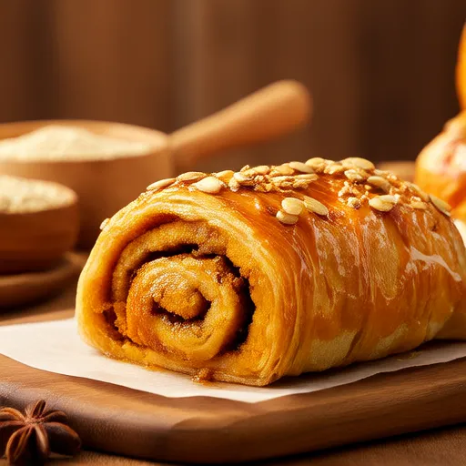 Rollos de canela con calabaza del Chef John