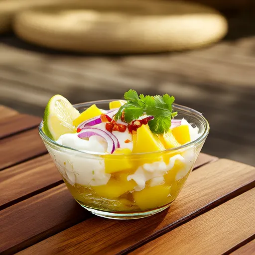 Halibut-Mango Ceviche