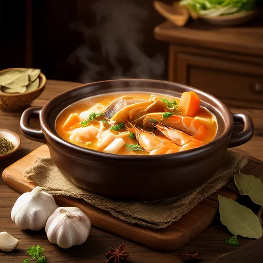 Caldo para Gumbo de Mariscos