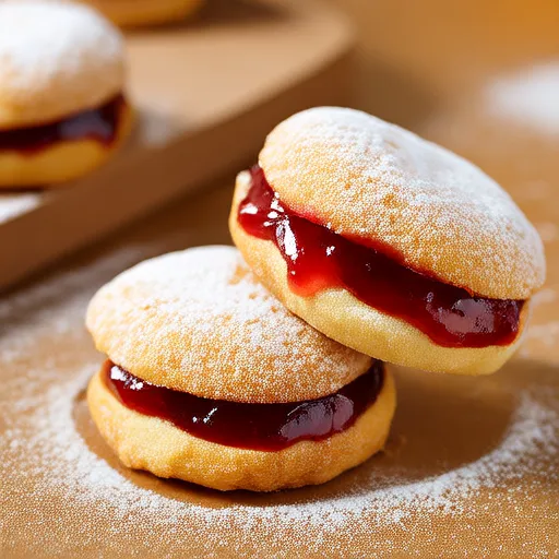 Bánh quy sandwich mứt trái cây