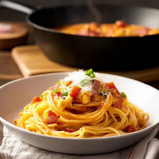 Breakfast Pasta for Dinner