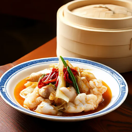 Steamed Fish with Ginger