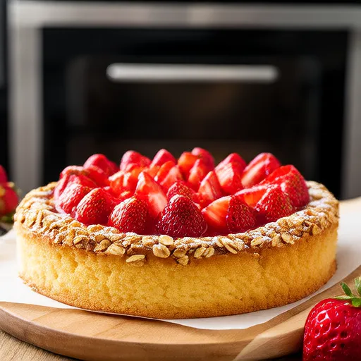 Strawberry Rhubarb Coffee Cake